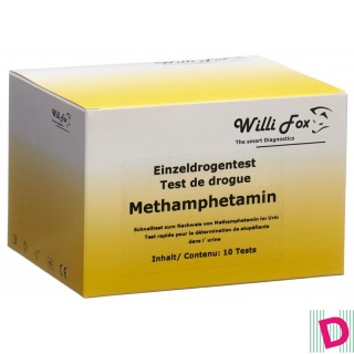 Willi Fox Drogentest Methamphetamin einzel Urin 10 Stk