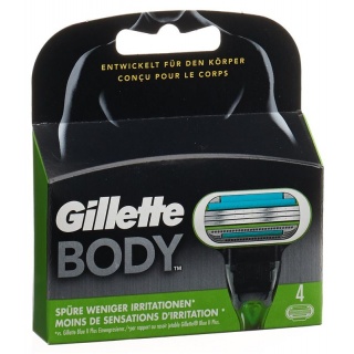Gillette Body Systermklingen 4 Stk
