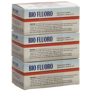 Biofluoro Fluorescein Ophtalmic Strips 300 Stk