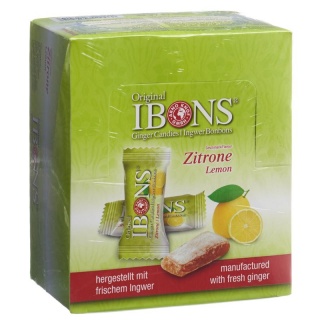 IBONS Ingwer Bonbon Display Zitrone 12x60g