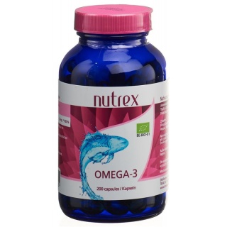 NUTREX Omega 3 Fischöl Kaps 500 mg Bio Ds 200 Stk