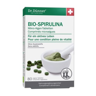 Dünner PhytoWorld Bio Spirulina aktives Leben Tabl 80 Stk