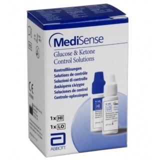 Abbott Medisense Glucose & Ketone Kontrolllösung 2 x 4 ml