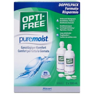 Opti Free PureMoist Multifunktions-Desinfektionslösung Lös 2 Fl 300 ml