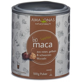 AMAZONAS maca Bio Pulver 100 % pur Ds 100 g