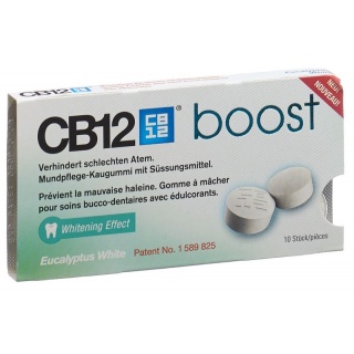 CB12 boost white Kaugummi Eucalyptus 10 Stk