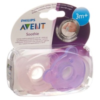Avent Philips Soothie Nuggi pink/violett 3-6 Monate 2 Stk