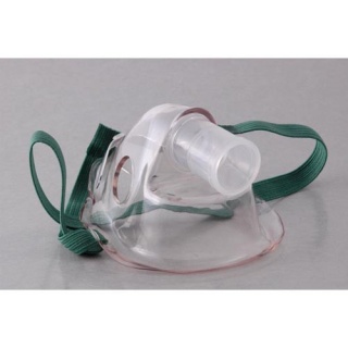 Salter Labs Aerosolmaske + Nasenklemme für Kinder mit Elastikband ohne Schlauch 50 Stk