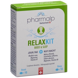 Pharmalp RELAXKIT Boost & Sleep Tabl Blist 20 Stk