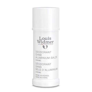 Louis Widmer Corps Deodorant Crème Ohne Aluminium Salze Non Parfumé 40 ml