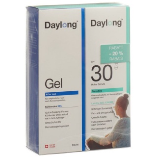 Daylong Sensitive Gel-Creme SPF30 & After sun Gel 2x200ml -20%