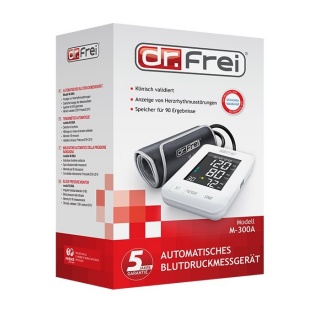 Dr. Frei Oberarm Blutdruckmessgerät M-300A digital Manschette 22-38 cm
