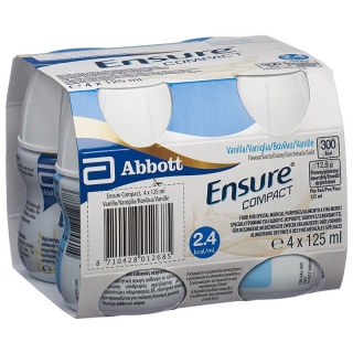 Ensure Compact 2.4 kcal Drink Vanille 4 x 125 ml