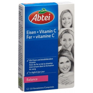Abtei Eisen + Vitamin C Balance Tabl 33 Stk