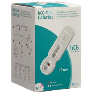 hCG-Test Labatec Bluttest-Schwangerschaft Professional Kit 10 Stk