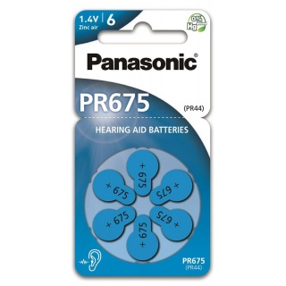 Panasonic Hörgerät Batterien 675 6 Stk