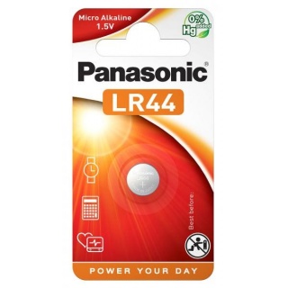 Panasonic Batterien Knopfzelle LR44 2 Stk