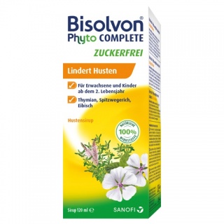 Bisolvon Phyto Complete sugar free Hustensirup Fl 120 ml