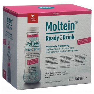 Moltein Ready2Drink Cassis 6 Fl 250 ml