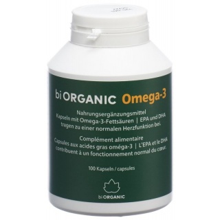 Biorganic Omega-3 Kaps französisch/deutsch Ds 100 Stk