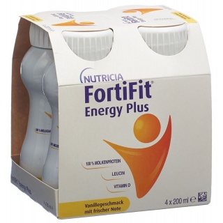 FortiFit Energy Plus Vanille 4 Fl 200 ml