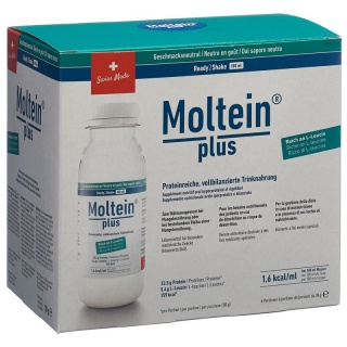 Moltein PLUS Ready2Shake Geschmacksneutral 6 Fl 38 g