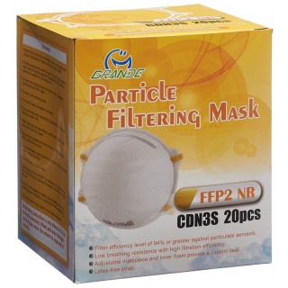 Changhung Atemschutzmaske FFP2 ohne Ventil 20 Stk